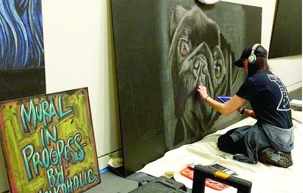 Chalkaholic at work